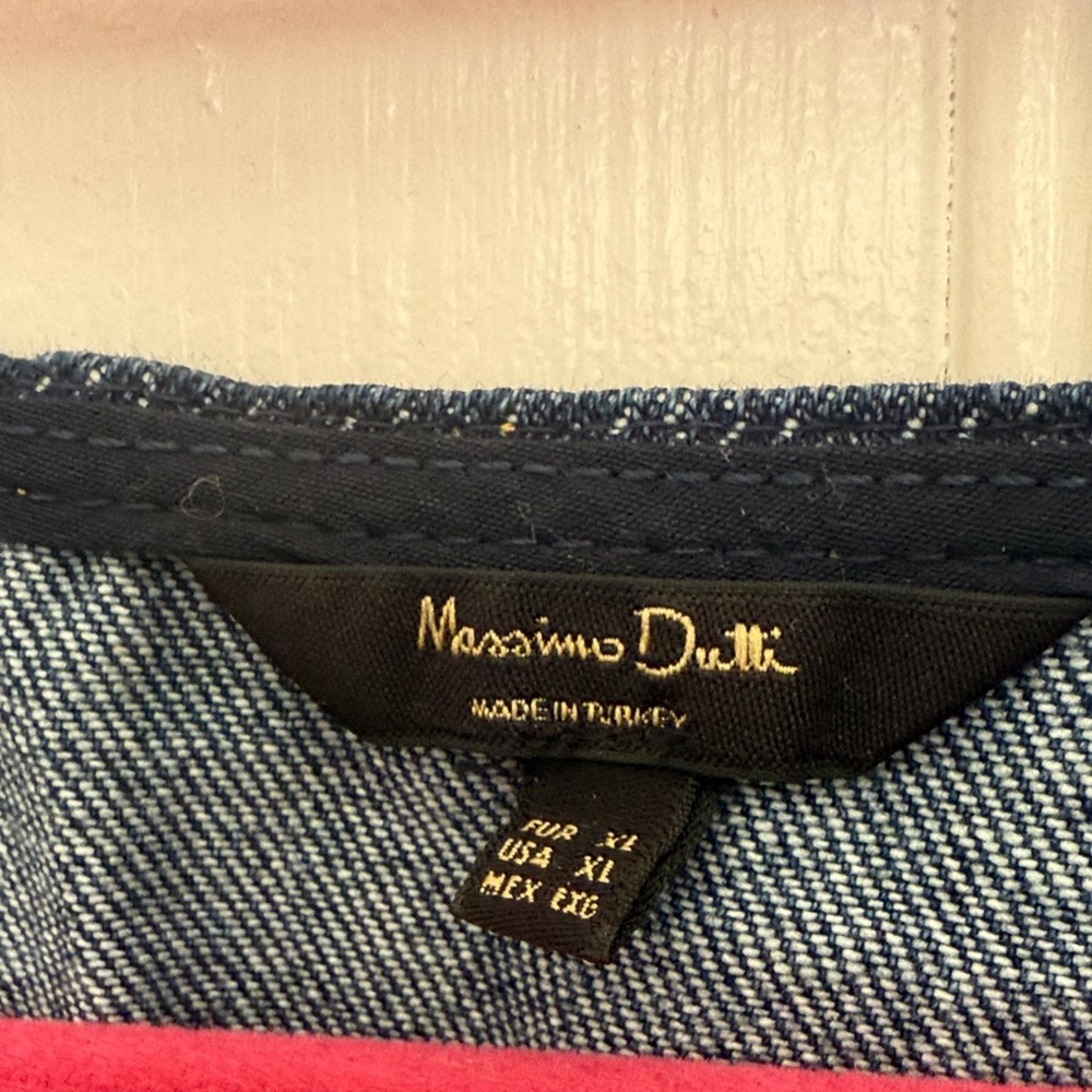 Massimo Dutti Blue Denim Tank Top - Picture 2 of 5